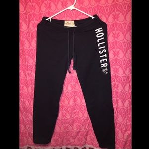 black hollister sweatpants🖤